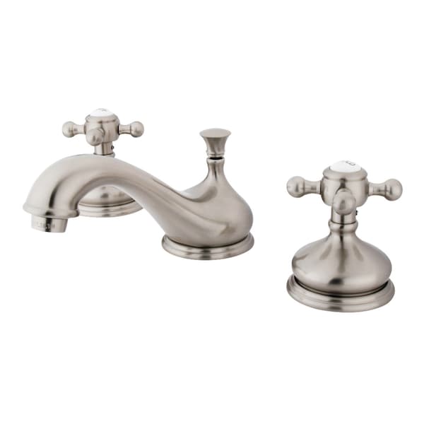 KS1168BX 8" Widespread Bathroom Faucet, Brushed Nickel